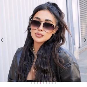 Quay Sunglasses High Key Black Fade NWT in box